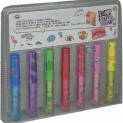 Merkloos 7 Dagen Lipgloss Voor Kinderen - Multicolor - Geur & Glitter