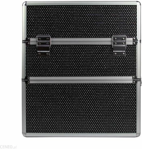 MEGA BEAUTY SHOP® Koffer Groot Zwart Met Stras-Beautycase-Nagelstyliste Koffer-Make Up Koffer- Beauty Koffer 3 MEGA BEAUTY SHOP® Koffer Groot Zwart Met Stras-Beautycase-Nagelstyliste Koffer-Make Up Koffer- Beauty Koffer - Afbeelding 3