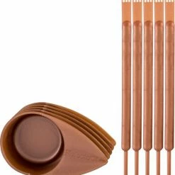 Refectocil - Application Sticks Mini Eyebrow Set - Wenkbrauw Verzorging - Wenkbauw Verf Hulp Set - 5 Bakjes & 5 Applicator Stokjes