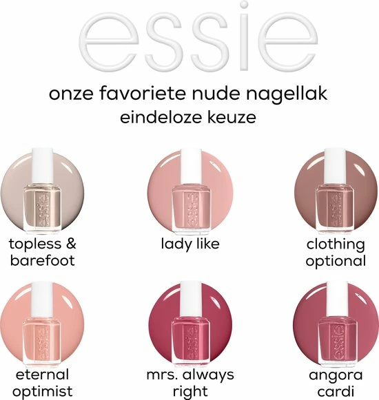 Essie Bridal 2016 Classic - 413 Mrs. Always-right - Nude - Glanzende Nagellak - 13,5 Ml 10 Essie Bridal 2016 Classic - 413 Mrs. Always-right - Nude - Glanzende Nagellak - 13,5 Ml - Afbeelding 10