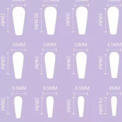 Merkloos Press On Nails - Nep Nagels - Marble - Wit Oranje - Coffin - Manicure - Plak Nagels - Kunstnagels Nailart - Zelfklevend -L’Oréal Paris SHOP 550x582 1