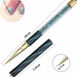 Merkloos Nail Art Penselen - 8-delig - Penselen - Nail Art Brushes - Nail Art Kwasten - Nail Art - Nail Art Tools - Nail Art Set - Nail Art Kwast - Penselenset - Penselen Set - Penselen Nagels - Nail Art - Nail Art Kit - Nail Art Penseel -L’Oréal Paris SHOP 550x582 3