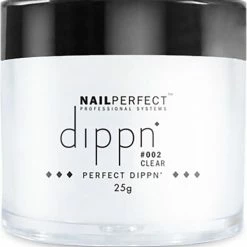 Dip Poeder Voor Nagels - Dippn Nailperfect - 002 Clear - 25gr