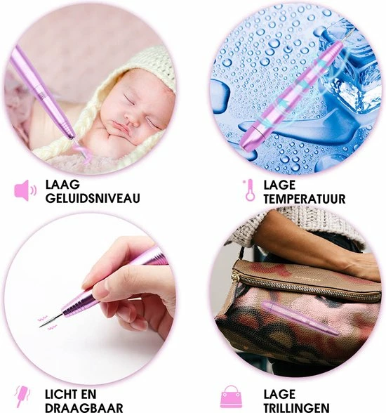 Merkloos La Liva Elektrische Nagelvijl - Nagelfrees - Inclusief Extra Schuurrolletjes Keramisch Bitje En Nagelborstel - Manicure Set - Gellak 8 Merkloos La Liva Elektrische Nagelvijl - Nagelfrees - Inclusief Extra Schuurrolletjes Keramisch Bitje En Nagelborstel - Manicure Set - Gellak - Afbeelding 8