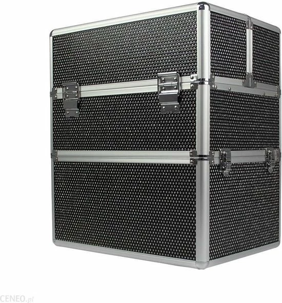 MEGA BEAUTY SHOP® Koffer Groot Zwart Met Stras-Beautycase-Nagelstyliste Koffer-Make Up Koffer- Beauty Koffer 1 MEGA BEAUTY SHOP® Koffer Groot Zwart Met Stras-Beautycase-Nagelstyliste Koffer-Make Up Koffer- Beauty Koffer