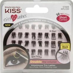 Kiss Everez Lashes 30 Trio Lashes Short Combo 57928