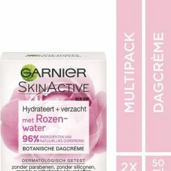 Garnier Skinactive Face Botanische Dagcr Me Met Rozenwater - 2 X 50ml - Voordeelverpakking -L’Oréal Paris SHOP 550x594