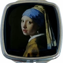 3 BMT 3BMT Spiegeltje - Zakspiegel - Meisje Met De Parel - Vermeer