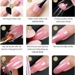 Beautyforall Polygel Nagelverlenging - Nagelverlengingen -Nail Art - Kit 6 Stuks - Manicure Voor Beginners|clear -L’Oréal Paris SHOP 550x600 3