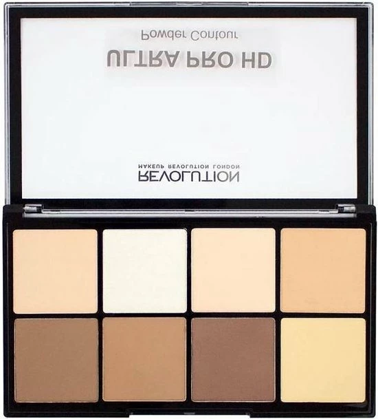 Makeup Revolution Pro HD Powder Contouring Palette - Fair 2 Makeup Revolution Pro HD Powder Contouring Palette - Fair - Afbeelding 2