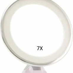 Gerard Brinard G Rard Brinard Zuignapspiegel Verlichte Make Up Spiegel LED 7x Vergroting 17cm Spiegels