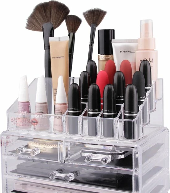 Beauty Attraction Make Up Organizer – Opbergdoos – Nagellak – Organizer 22 X 2,12 X 5,8 CM – 24 X 15 X 11 CM – Transparant 9 Beauty Attraction Make Up Organizer – Opbergdoos – Nagellak – Organizer 22 X 2,12 X 5,8 CM – 24 X 15 X 11 CM – Transparant - Afbeelding 9