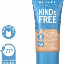 Rimmel London KIND & FREE Vegan Foundation 010 Rose Ivory 9 Rimmel London KIND & FREE Vegan Foundation 010 Rose Ivory -L’Oréal Paris SHOP 550x636 1