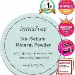 Innisfree NO SEBUM Mineral Face Powder - Setting Powder - Korean Beauty - New 2022 - Matterend Effect - Verminderd Glans - All Skin Types - Neutralizes Shine T-Zone