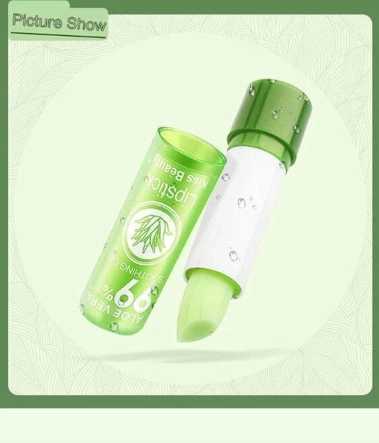 Kiss Beauty Alo Vera Lip Gel Balm Lipstick - Kleurverandering Langdurige - Hydraterende - Lip Moisturizer Jelly Balm 3 Kiss Beauty Alo Vera Lip Gel Balm Lipstick - Kleurverandering Langdurige - Hydraterende - Lip Moisturizer Jelly Balm - Afbeelding 3
