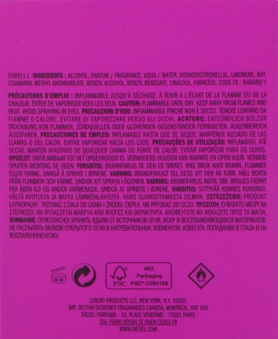 Diesel Loverdose - 50 Ml - Eau De Parfum - Damesparfum 7 Diesel Loverdose - 50 Ml - Eau De Parfum - Damesparfum - Afbeelding 7