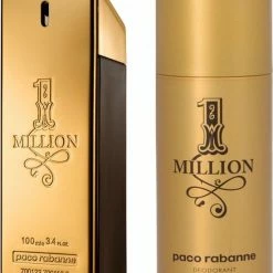 Paco Rabanne - 1 Million GIFTSET, 100ml Eau De Toilette Spray +150ml Deo Sray -L’Oréal Paris SHOP 550x676 2