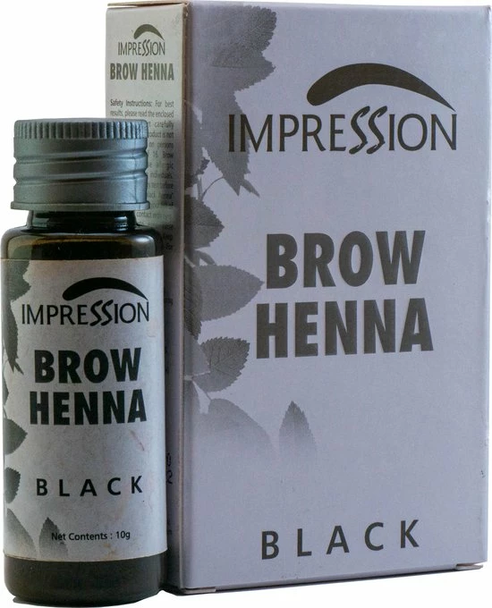Impression Henna Wenkbrauwverf | Zwart | Black | Noir | Brow Henna | Goed Voor Meer Dan 20 Behandelingen 1 Impression Henna Wenkbrauwverf | Zwart | Black | Noir | Brow Henna | Goed Voor Meer Dan 20 Behandelingen