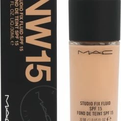 MAC Cosmetics MAC Studio Fix Fluid Foundation SPF 15 - NW15 - 30 Ml - Foundation -L’Oréal Paris SHOP 550x683 3