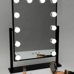 VenussVanity Hollywood Spiegel | Shadow Vanity | Make Up Spiegel | LED Verlichting | 360