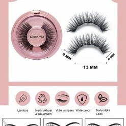 Nepwimers Zonder Lijm | Magnetische Wimpers | Eyeliners | Diamond Wimpers | GRATIS Spiegeldoosje | Model Diamond | Fake Lashes | M5 Lashes Diamond Set | Herbruikbare Wimpers | 3D Wimpers | Kit | Waterbestendig | Natuurlijke Wimpers | Waterproof -L’Oréal Paris SHOP 550x733 16