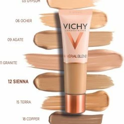 Vichy Min Ralblend Foundation - 12 Sienna - 30ML - Natuurlijke Dekking -L’Oréal Paris SHOP 550x745 1