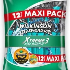 Wilkinson Sword - Xtreme3 Pure Sensitive ( 12 Ks ) - Jednorázový Holicí Strojek Pro Muže