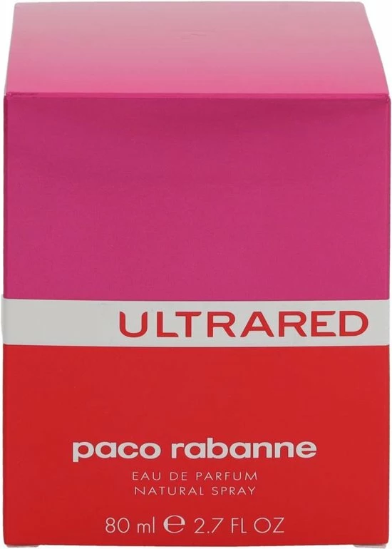 Paco Rabanne Ultrared - 80 Ml - Eau De Parfum Spray - Damesparfum 4 Paco Rabanne Ultrared - 80 Ml - Eau De Parfum Spray - Damesparfum - Afbeelding 4
