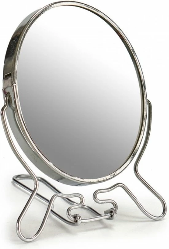 Merkloos Scheerspiegel 12cm 2-zijdig ( N Zijde 2x Vergrotend) - Aluminium 1 Merkloos Scheerspiegel 12cm 2-zijdig ( N Zijde 2x Vergrotend) - Aluminium