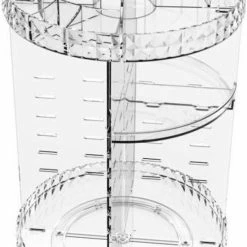 Merkloos Decopatent Make Up Organizer - 360 Graden Draaibaar - Staande Makeup Organizer Transparant - Cosmetica - Lippenstift - Nagellak - Brushes - Kwasten - Oorbellen Etc -L’Oréal Paris SHOP 550x827 1