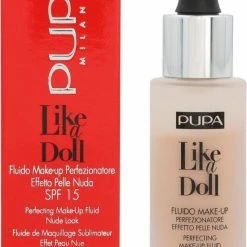 Pupa Milano Pupa Like A Doll Make-Up Fluid 020 Light Beige -L’Oréal Paris SHOP 550x837 1