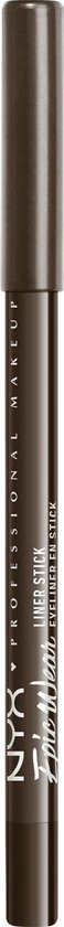 NYX Professional Makeup Epic Wear Liner Sticks - EWLS07 Deepest Brown - Oogpotlood - 1,21 Gr 1 NYX Professional Makeup Epic Wear Liner Sticks - EWLS07 Deepest Brown - Oogpotlood - 1,21 Gr